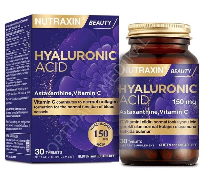 NUTRAXIN HYALURONIC ACID 30 TABVLET