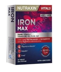 NUTRAXIN IRON MAX 17 MG 30 TAB