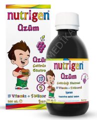 NUTRIGEN UZUM CEKIRDEGI EKSTRELI SURUP 200 ML LIK SISE