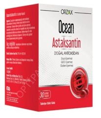 OCEAN ASTAKSANTIN YUMUSAK KAPSUL 4 MG 30 KAPSULLUK AMBALAJ