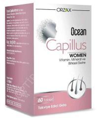 OCEAN CAPILLUS WOMEN TAKVIYE EDICI GIDA TABLET 60 TABLETLIK AMBALAJ