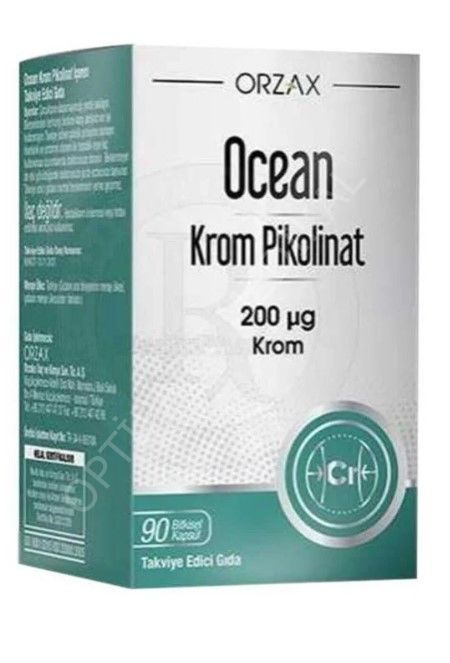 OCEAN KROM PIKOLINAT KAPSUL 200 MCG 90 KAPSULLUK AMBALAJ