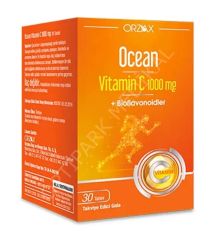OCEAN VITAMIN C TAKVIYE EDICI GIDA 30 TABLETLIK AMBALAJ