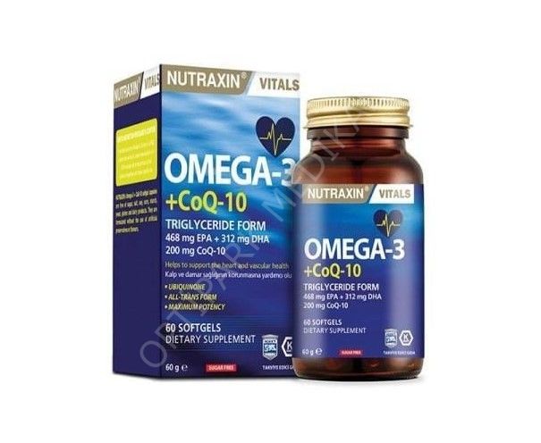 OMEGA-3-10-NUTRAXINYUMUSAKKAPSUL60KAPSULLUKAMBALAJ