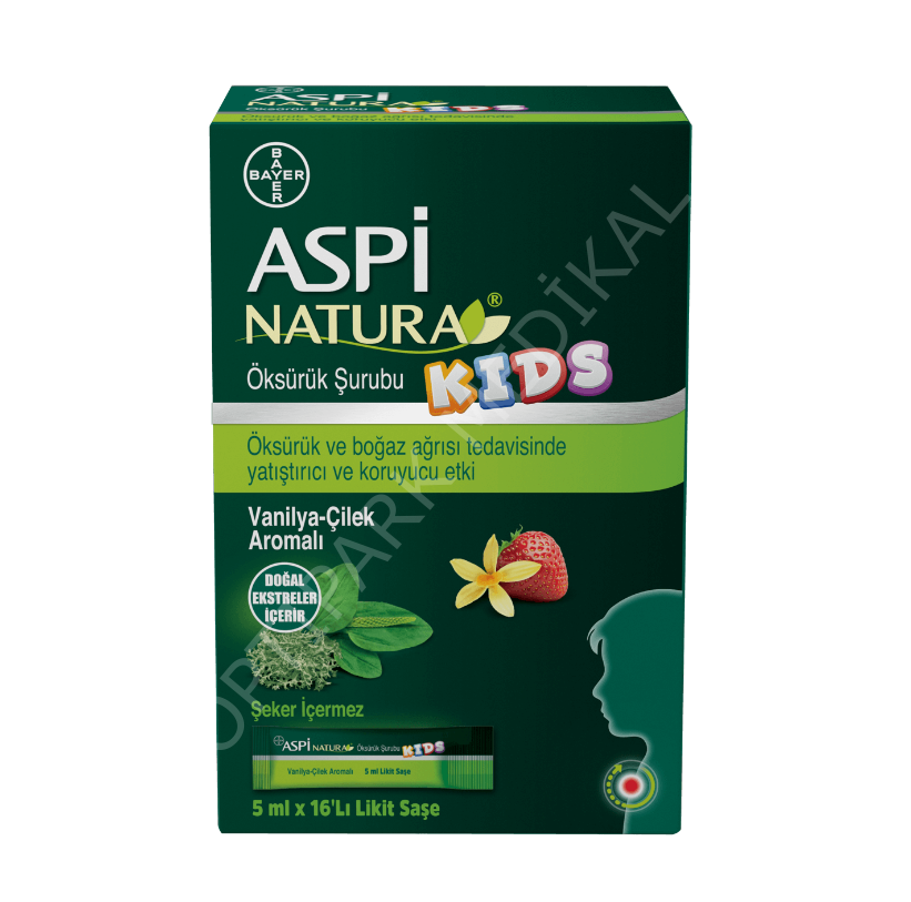 ASPI NATURA KIDS OKSURUK SURUBU 16 SASELIK AMBALAJ