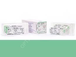 POLISIL 3/0 25MM 1/2 YUVARLAK TEK İĞNE YEŞİL