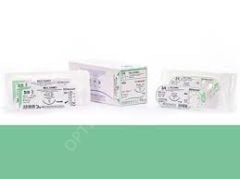 POLISIL 3/0 25MM 1/2 YUVARLAK TEK İĞNE YEŞİL