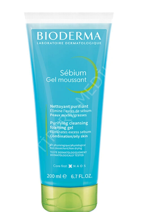 BIODERMA SEBIUM FOAMING GEL 200 ML.TUBE