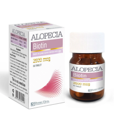 BIOTIN 2.5MG 60 TB. ALOPECIA