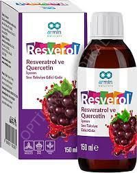 RESVEROL RESVERATROL VE QUERCETIN ICEREN TAKVIYE EDICI GIDA SIVI 150 ML'LIK SISE