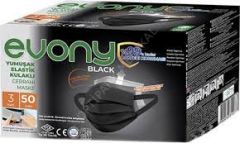 SİYAH MASKE 50'Lİ