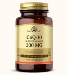 SOLGAR COQ-10 (COENZYME Q10)  200MG  30 V-CAPS