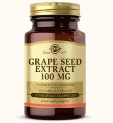 SOLGAR GRAPE SEED EXTRACT 100MG 30 V-CAPS