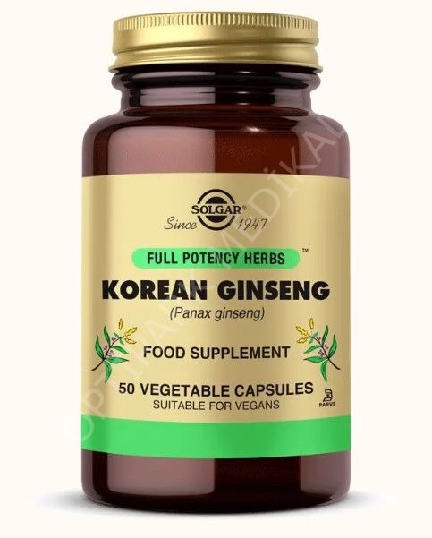 SOLGAR KOREAN GINSENG 50 V- CAPS