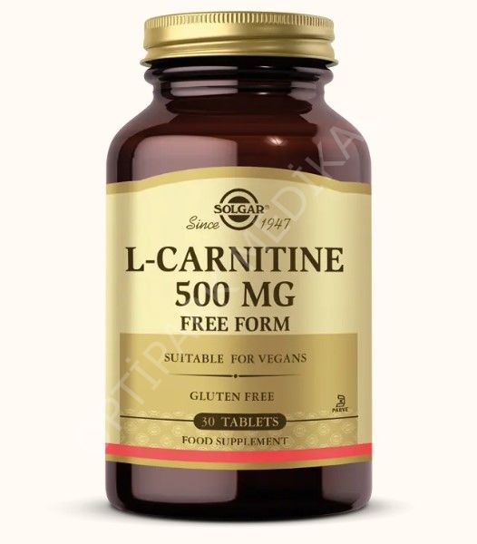 SOLGAR MAXI L-CARNITINE 500MG 30 TABS
