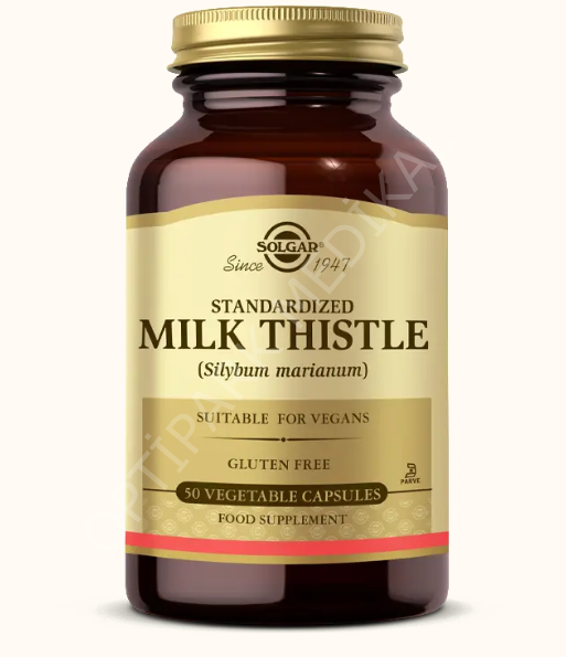 SOLGAR MILK THISTLE 100MG 50 V-CAPS