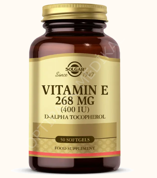 SOLGAR VITAMIN E (NATURAL) 400 IU 50 SOFTGELS