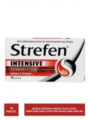 STREFEN LIMON VE BAL AROMALI PASTIL 16 PASTILLIK BLISTER AMBALAJ
