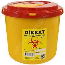 TIBBİ ATIK KOVASI 5 LİTRE