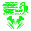 BAJAJ Bajaj Pulsar Ns200 Uyumlu Yeşil Sticker Set