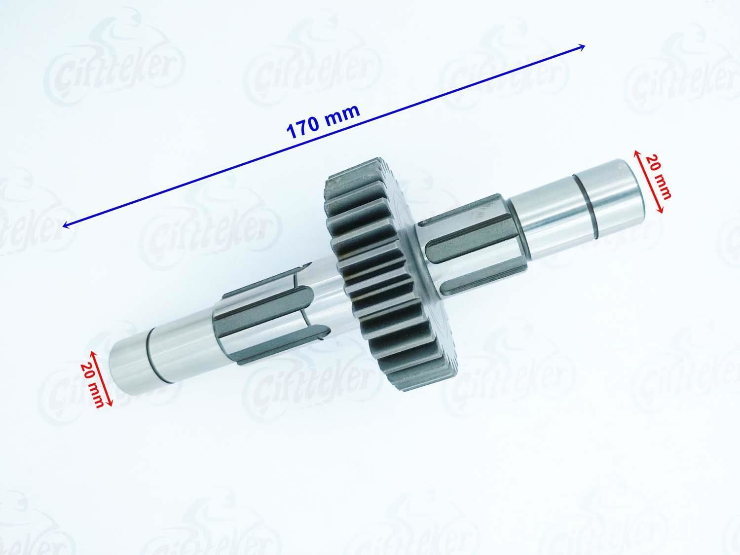 Atv Aeon 400 Şanzıman Mili 33T 170 Mm 6 Kanallı Öm