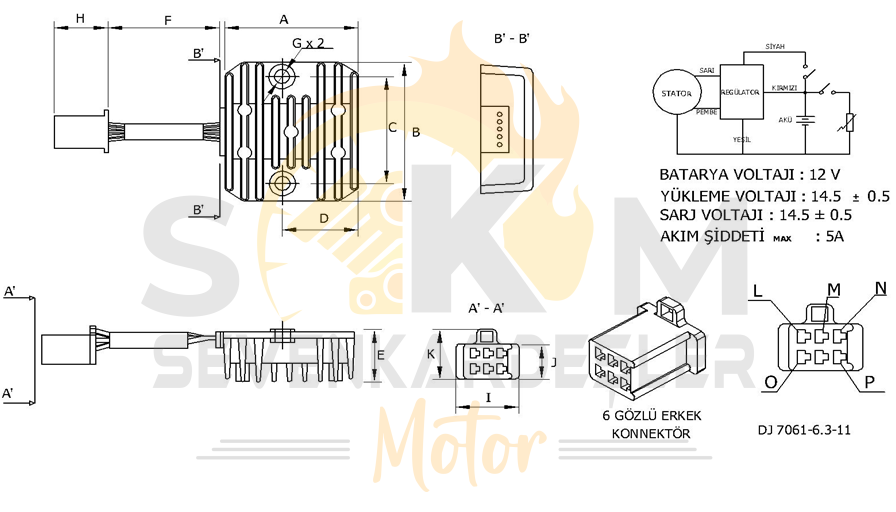 Mondıal 150mg (superboy) Regulator