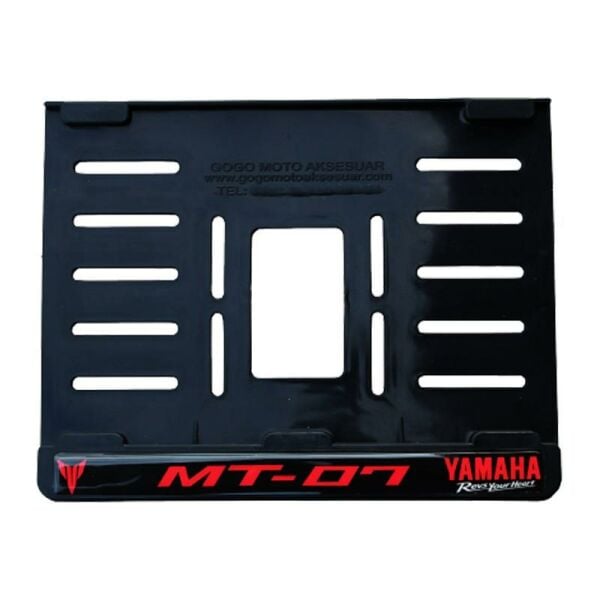 Yamaha Mt-07 Uyumlu 1 Plastik (15X24 Cm) Kırılmaz Plakalık