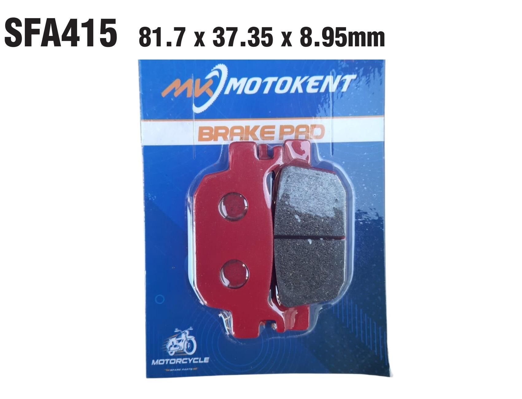 Rks Arka Fren Disk Balatası Sfa415 A Kalite Newlight 125 Pro; Arora Max-T, Beatrix; Kanuni Seha