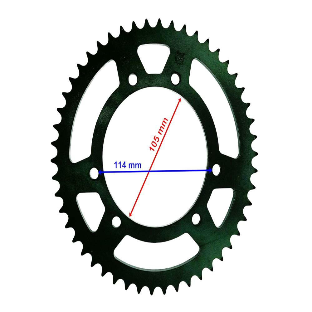 Xt125 R Arka Dişli 428-50T İç 105 Mm 6 Delik Ind Öm