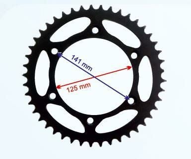 Apachi Arka Dişli 520-45T İç 125X6 Delikli Ind Öm