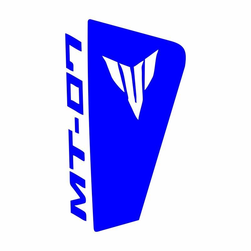 Yamaha Mt07 2014 - 2017 Uyumlu Mavi Siperlik Sticker Set