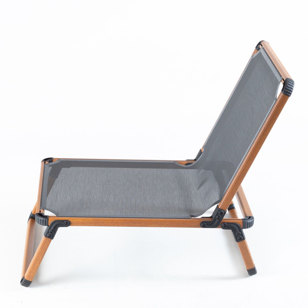 Alüminyum Katlanır Sandalye I Black in TEAK