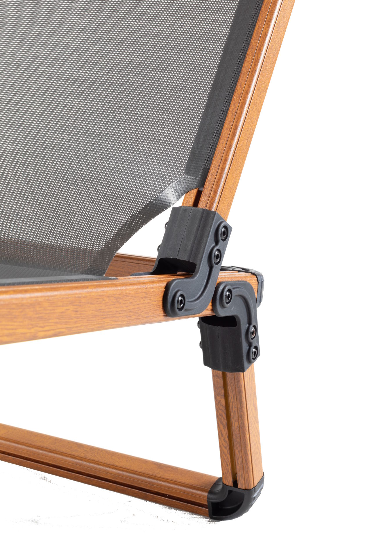 Alüminyum Katlanır Sandalye I Black in TEAK