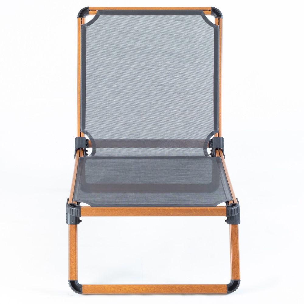 Alüminyum Katlanır Sandalye I Black in TEAK