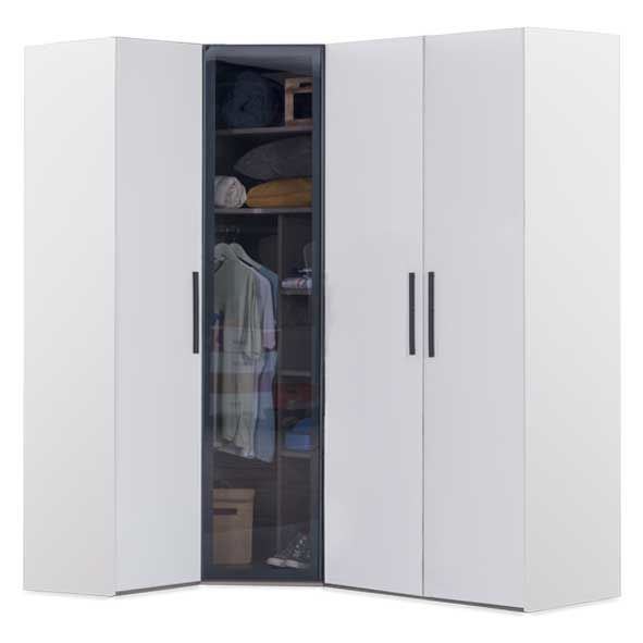Main Wardrobe | Corner (Atlas White)