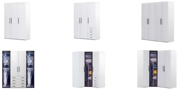 Main Wardrobe | Corner (Atlas White)