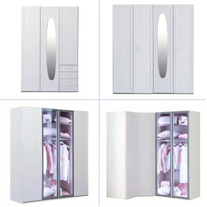 Wardrobe (4-Doors) | Isabella