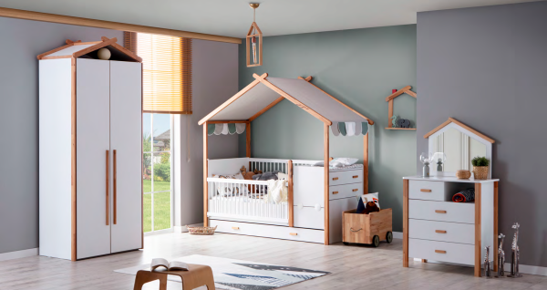 Cot Bed (Beige) | My House