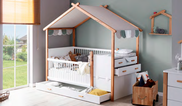 Cot Bed (Beige) | My House