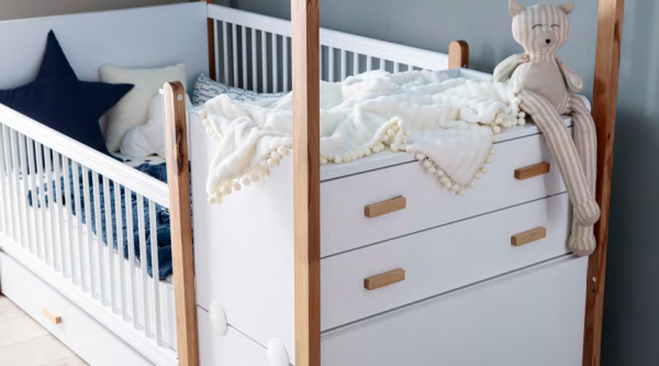 Cot Bed (Blue) | My House