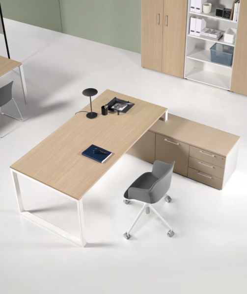 L-Shaped (Equipped) | Lab System Evolution | Ofis Masası