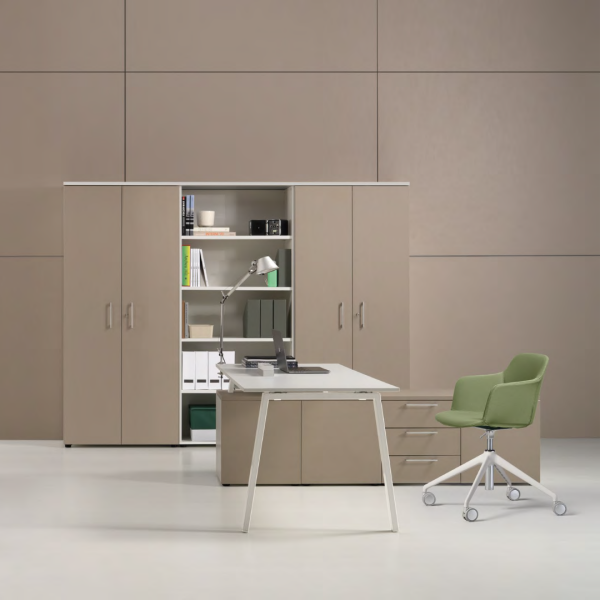 L-Shaped (Equipped) | Lab System Evolution | Ofis Masası