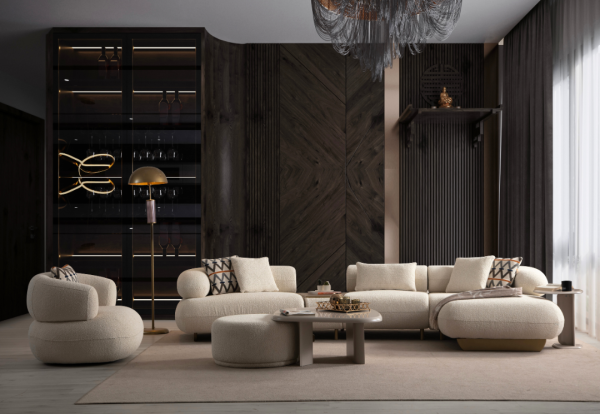 Ivory | Modular Corner Sofa