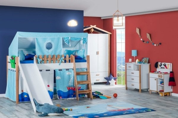 Mid Sleeper Bed (Slide) | My House