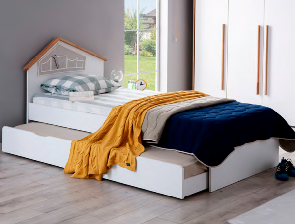 Single Bed (Headboard) (Trundle) | My House