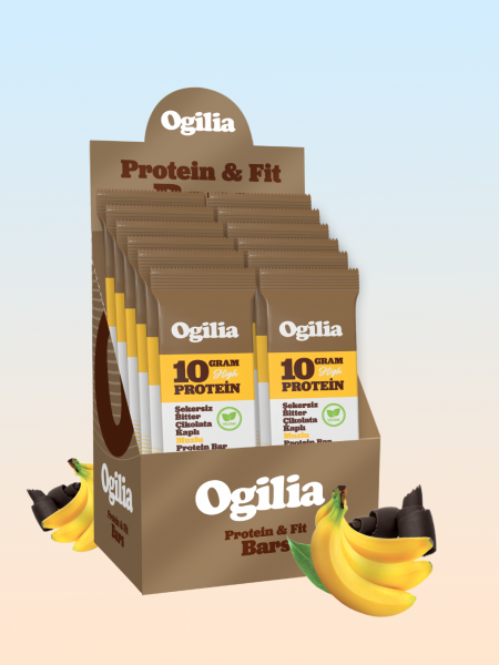 Ogilia - Muzlu Yüksek Proteinli Bar 12'li