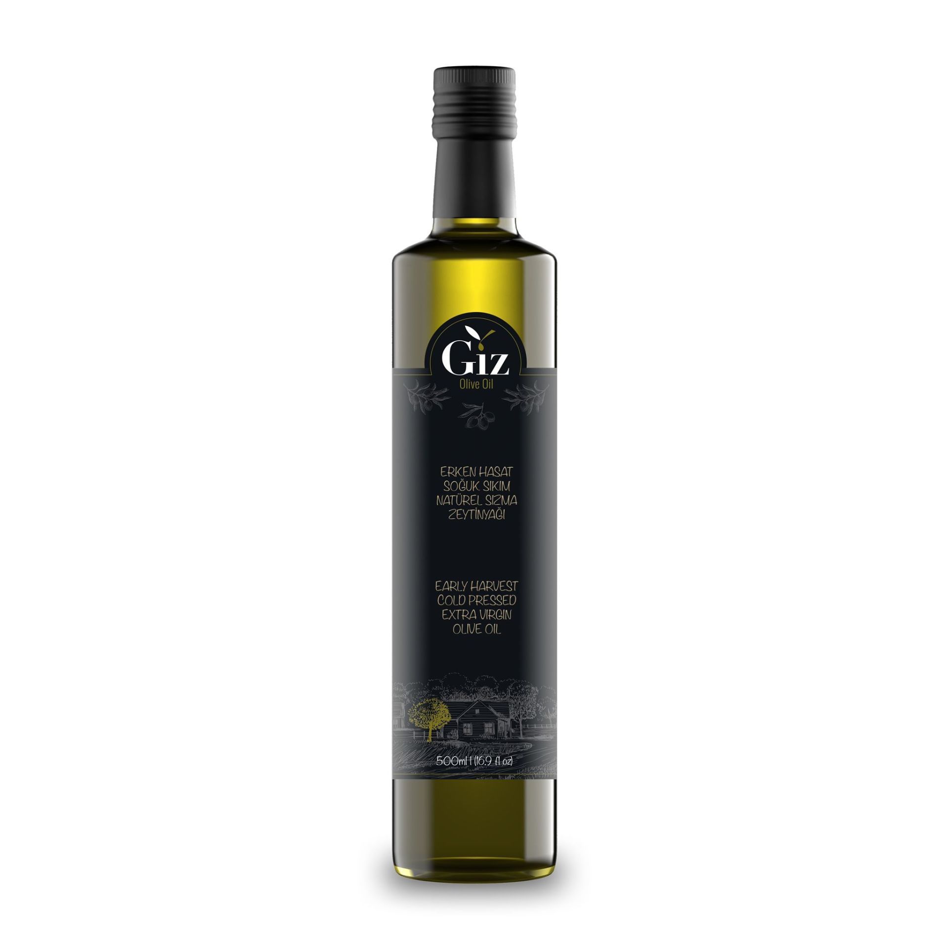 Organik, İçimlik, 400+ Yüksek Polifenollü Natürel Sızma Zeytinyağı 250ml
