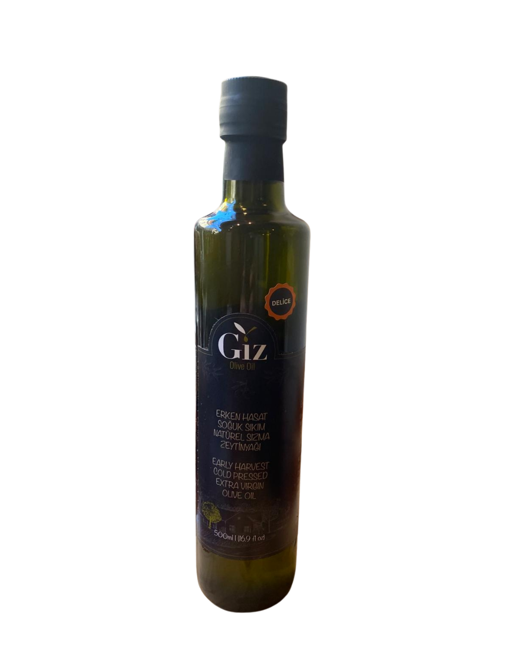 2025 Hasat, İçimlik DELİCE Zeytinyağı, Organik sertifikalı üretim, 500 ml