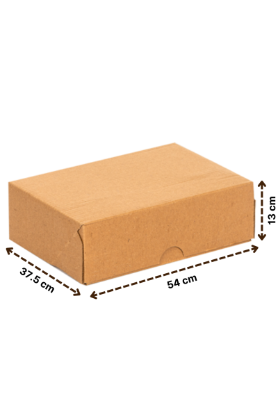 E-Ticaret Kargo Kutusu 4 Nokta Kraft 54x37.5x13 cm