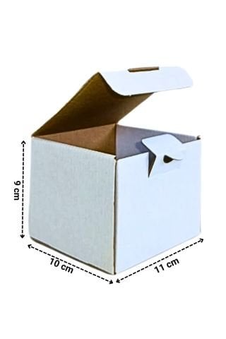 E-Ticaret Kargo Kutusu 11x10x9 cm Beyaz